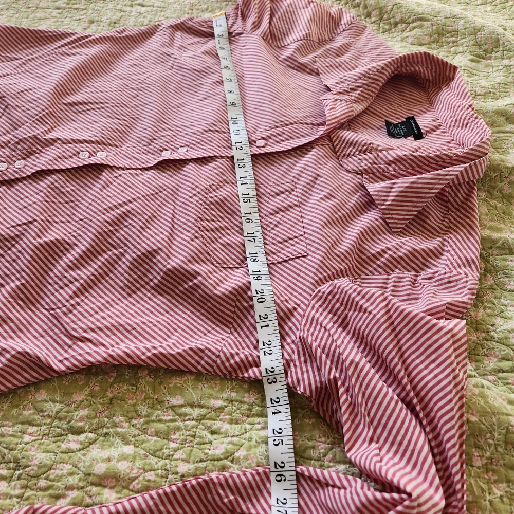 Calvin Klein Jeans Striped Red Women's Shirt Size XL/XG - Picture 4 of 15